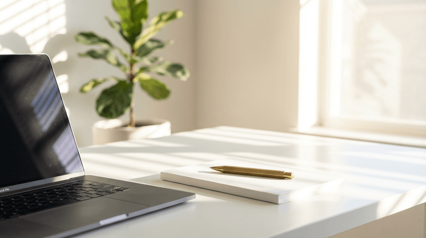 Sales dashboard monitoring in a bright modern workspace