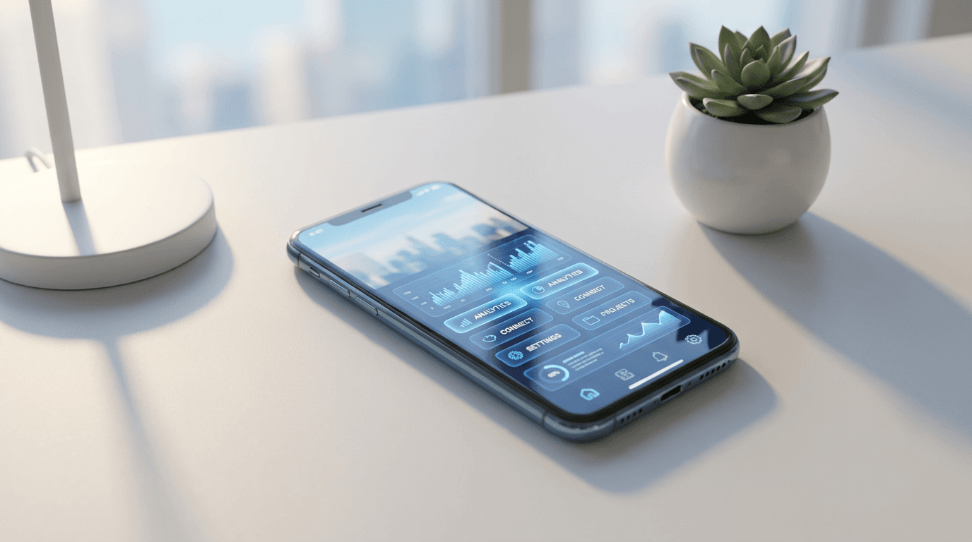 AI call interface on smartphone showing active sales conversation